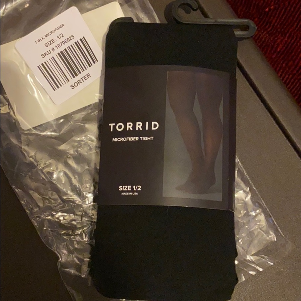 Torrid size 1/2 microfiber tights